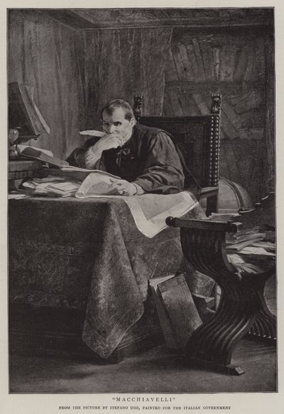 Machiavelli da Stefano Ussi